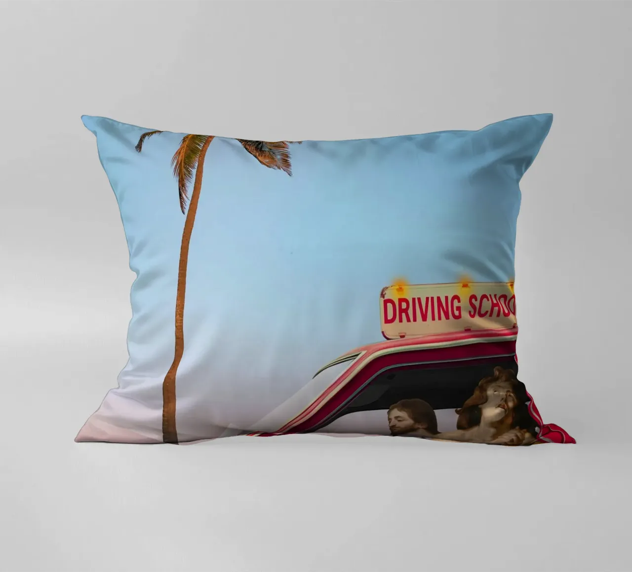 Gesù Cristo Palm Beach Minimalismo cuscino da Dapidoka