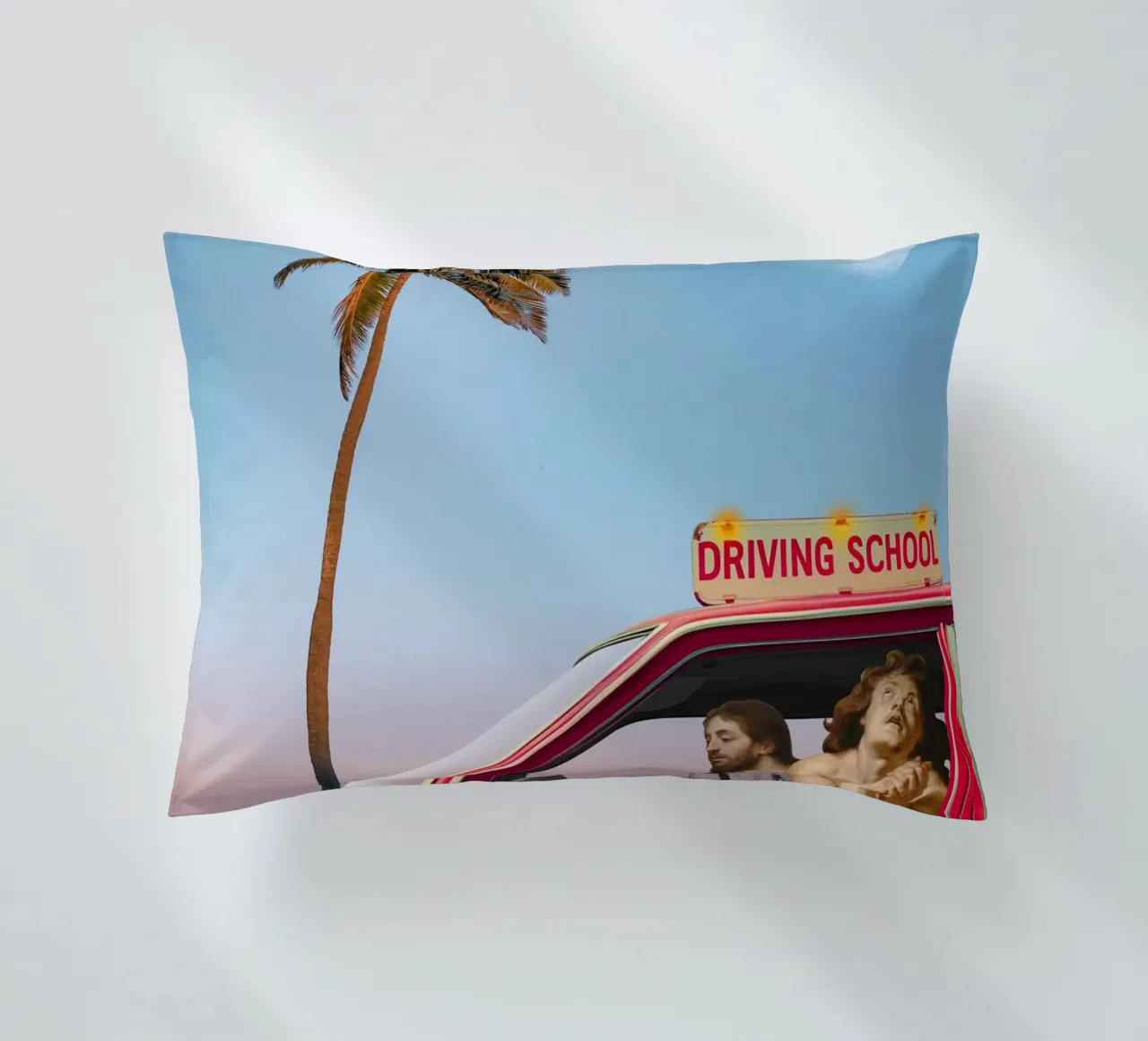 Gesù Cristo Palm Beach Minimalismo cuscino da Dapidoka