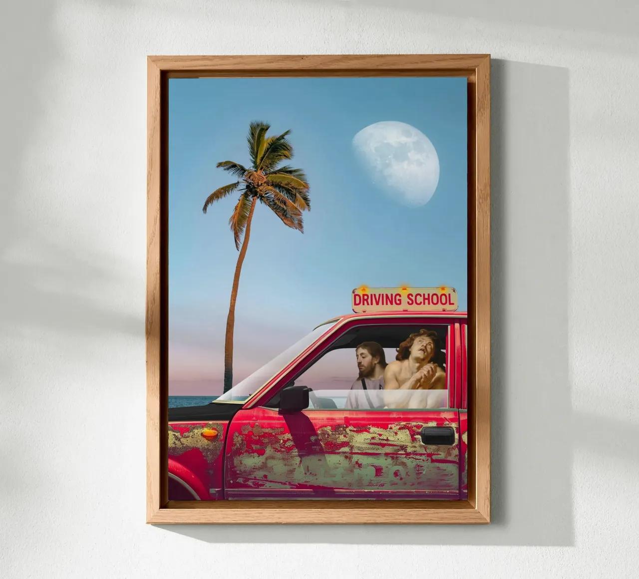 Jesucristo Palm Beach Minimalismo aluminio dibond de Dapidoka