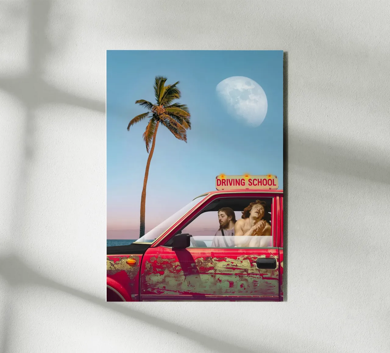 Jesucristo Palm Beach Minimalismo aluminio dibond de Dapidoka