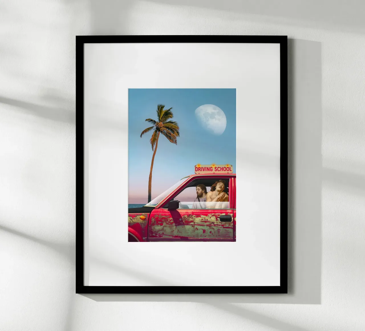 Gesù Cristo Palm Beach Minimalismo carta hahnemühle da Dapidoka