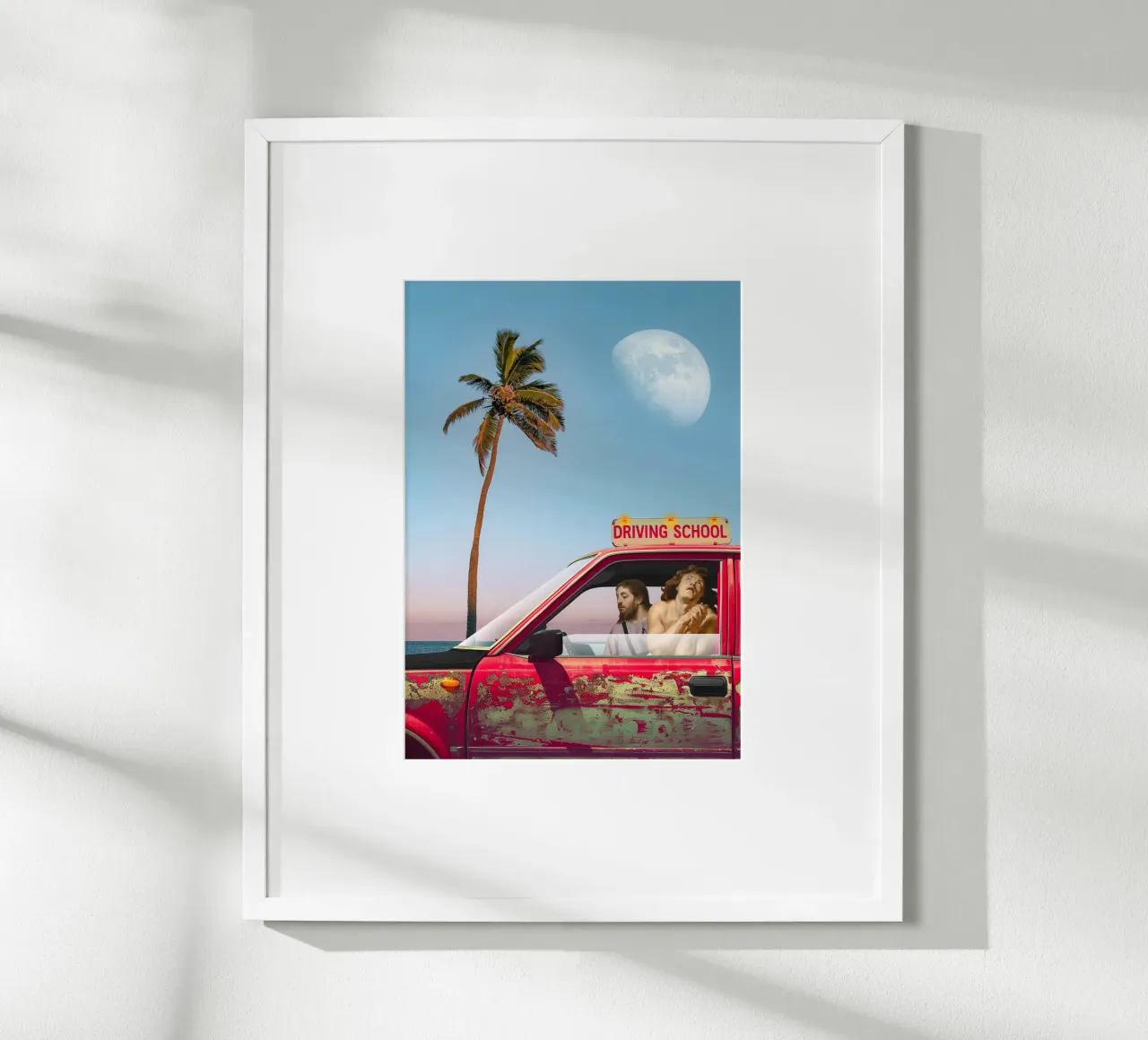Gesù Cristo Palm Beach Minimalismo carta hahnemühle da Dapidoka