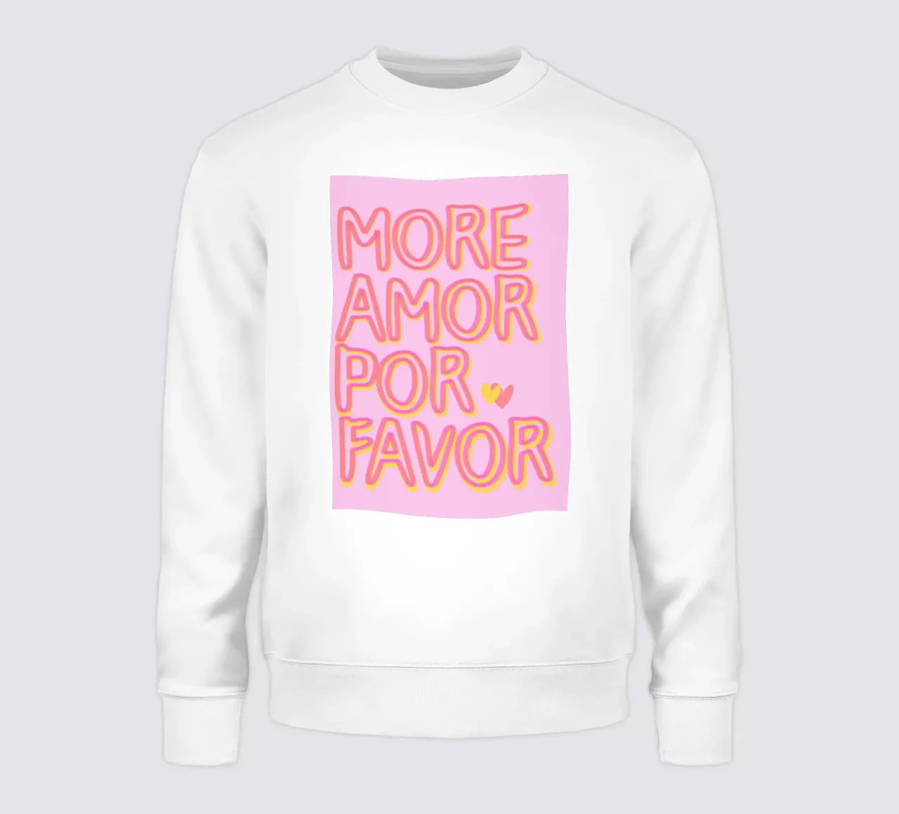 More Amore Por Favor felpa da Attaboy Dsgn