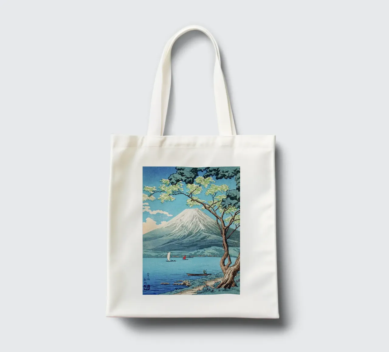 Mount Fuji from Lake Yamanaka by Hiroaki Takahashi tote bag by Venus Art