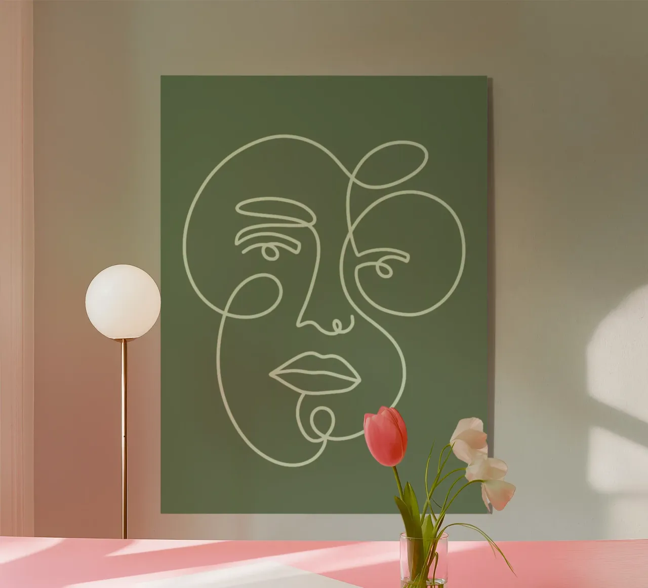 The Way We Are - II GREEN plexiglass da Shatha Al Dafai