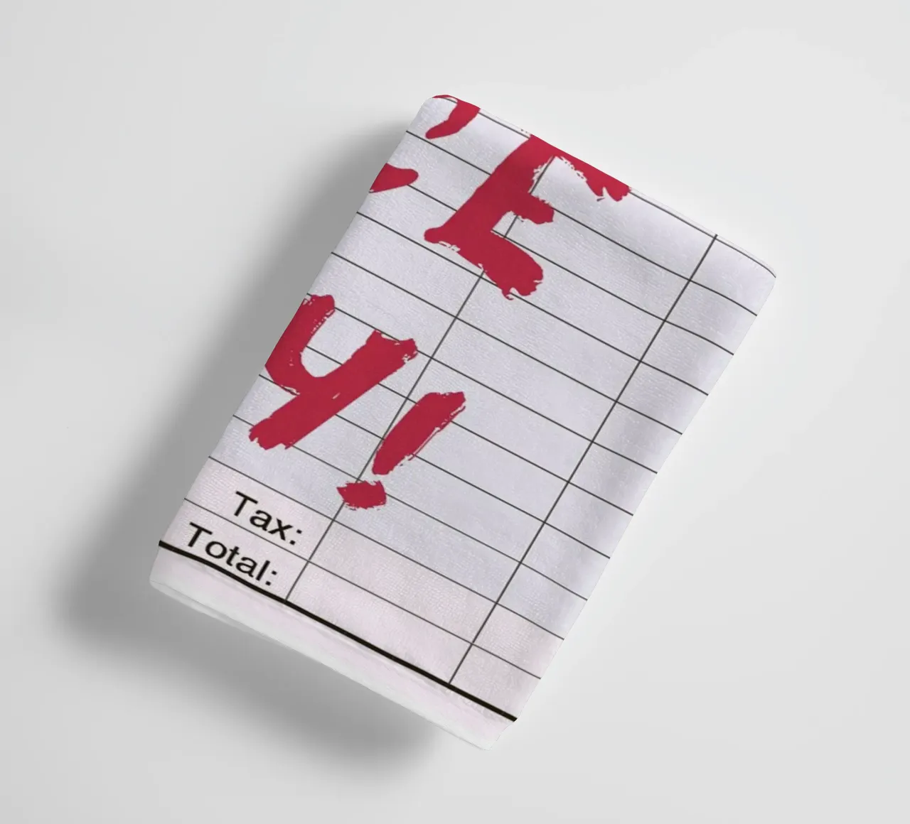 "Have a Nice Day" Gästekarte - Retro Diner Pop Art Handtuch von homdeco