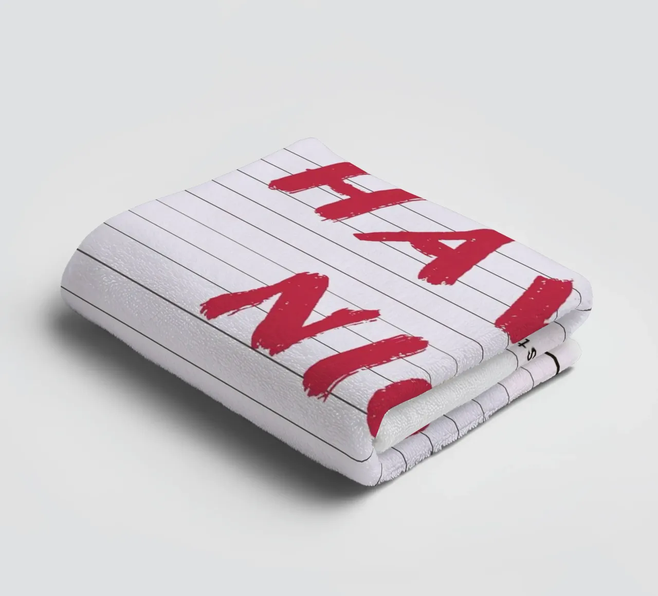 "Have a Nice Day" Gästekarte - Retro Diner Pop Art Handtuch von homdeco