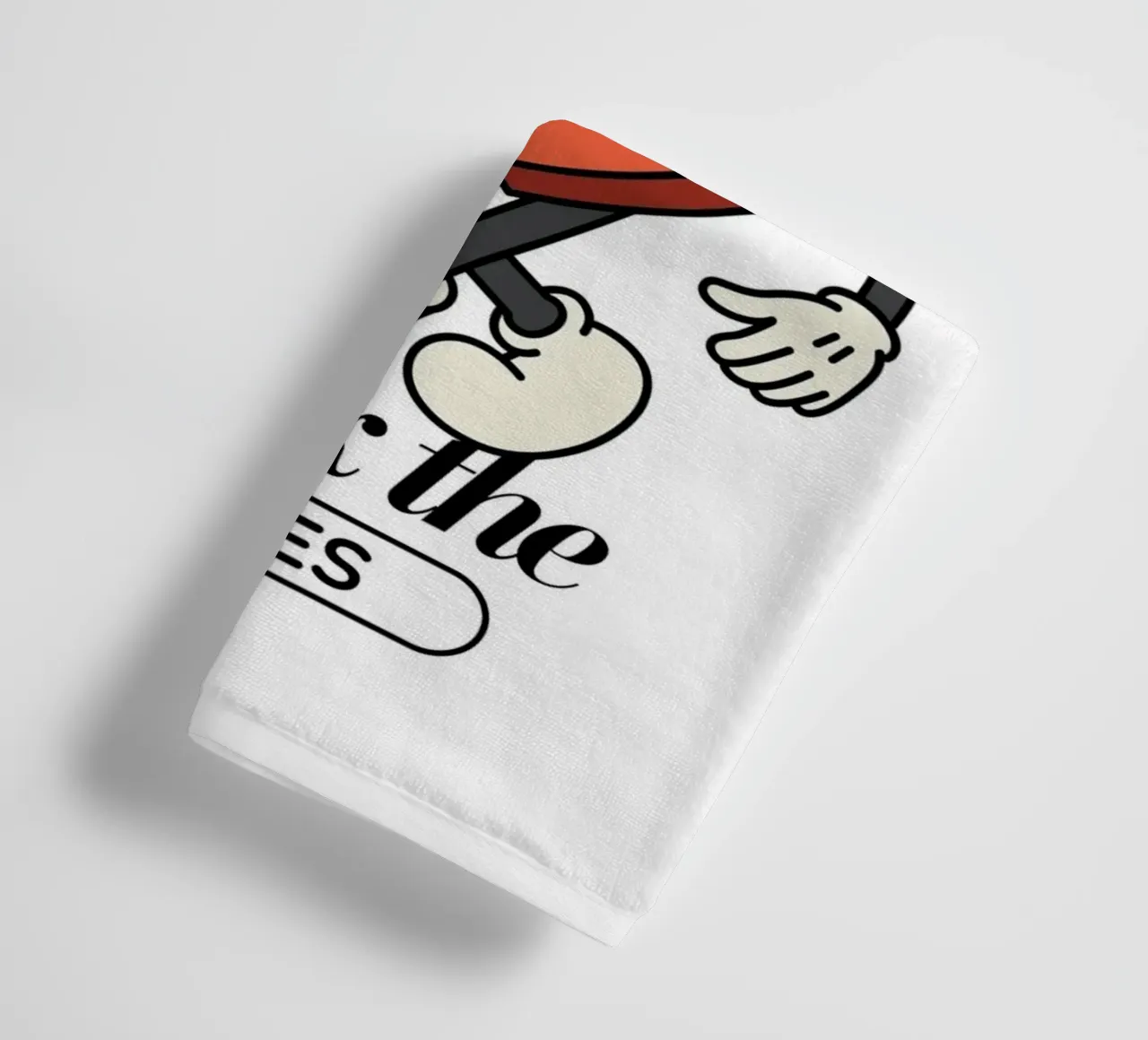 "Break the Rules" Retro Heart - Motivational Art Print towel by homdeco