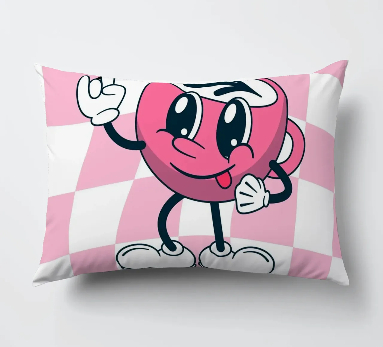 "More Espresso Less Depresso" - Retro Coffee Print cuscino da homdeco