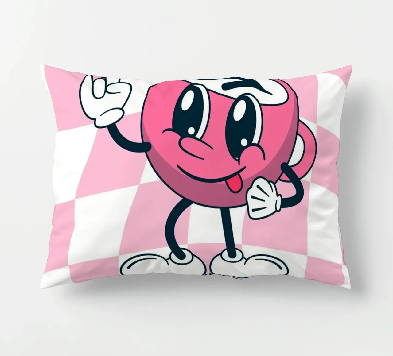 "More Espresso Less Depresso" - Retro Coffee Print cuscino da homdeco