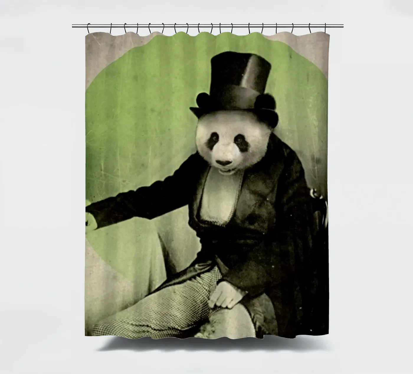 Proper Panda douchegordijn van Chase Kunz