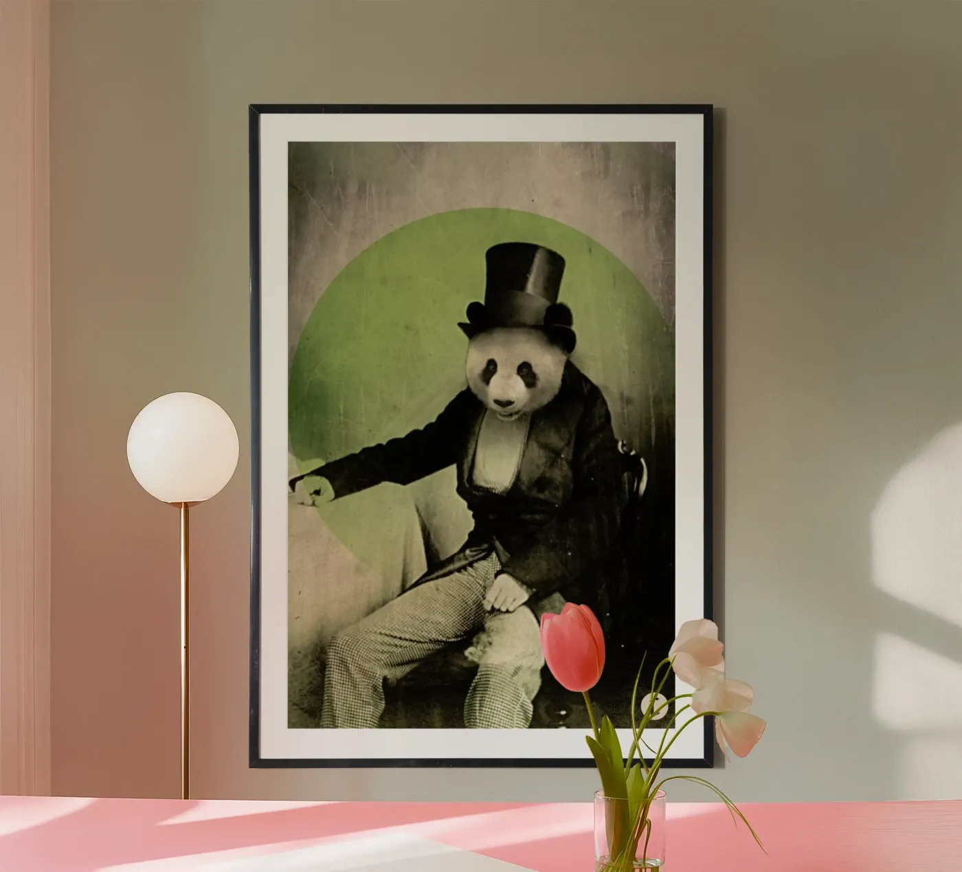 Proper Panda Poster von Chase Kunz