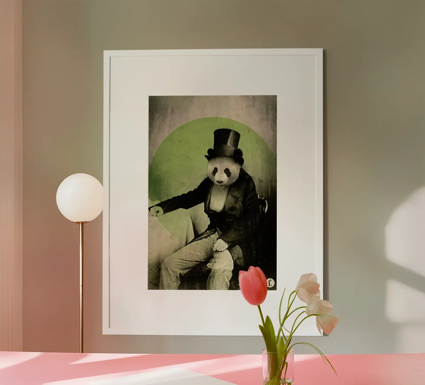 Proper Panda Poster von Chase Kunz