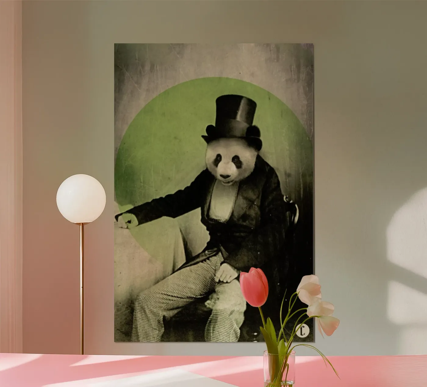 Proper Panda Poster von Chase Kunz