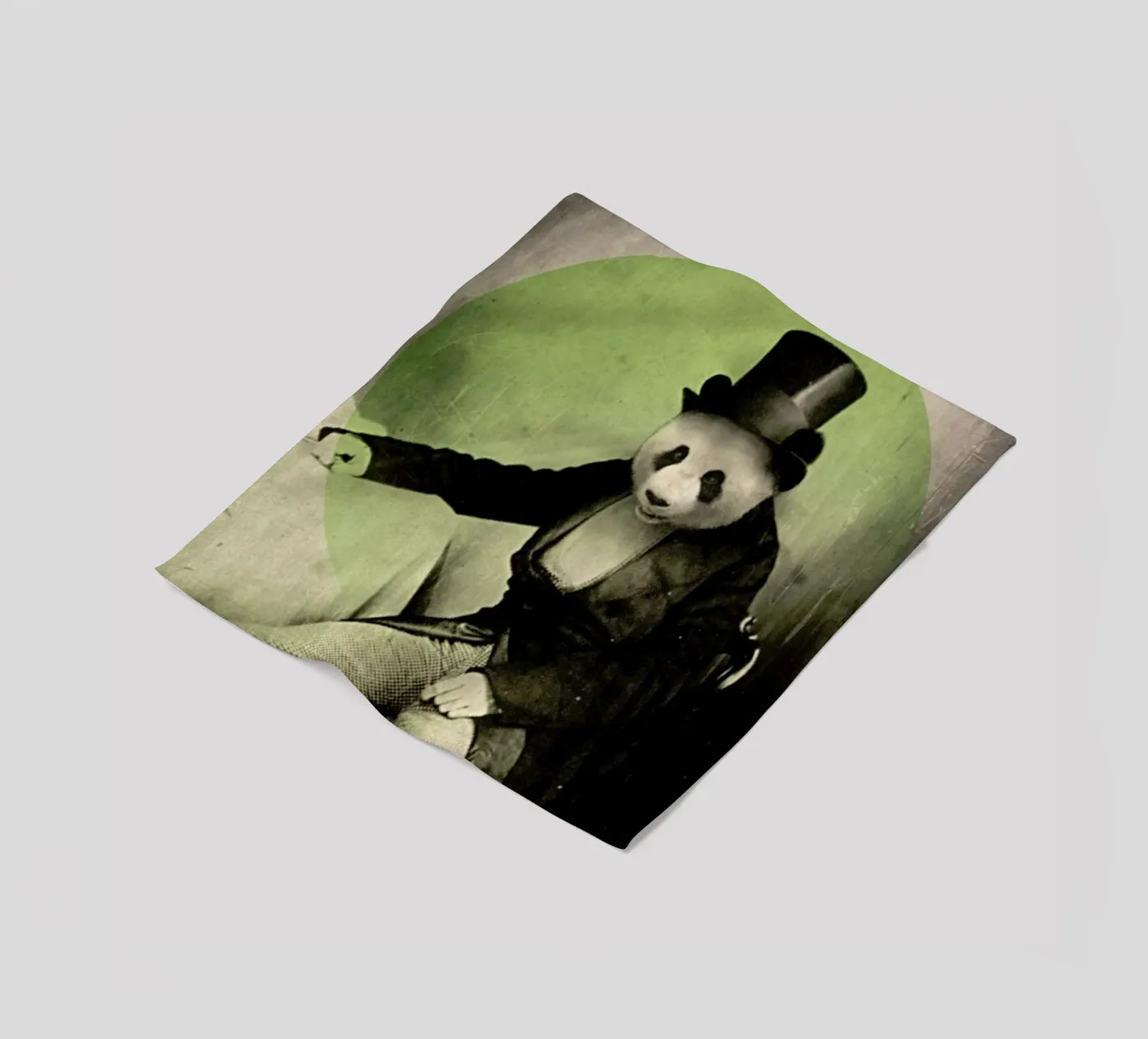 Proper Panda Fleecedecke von Chase Kunz