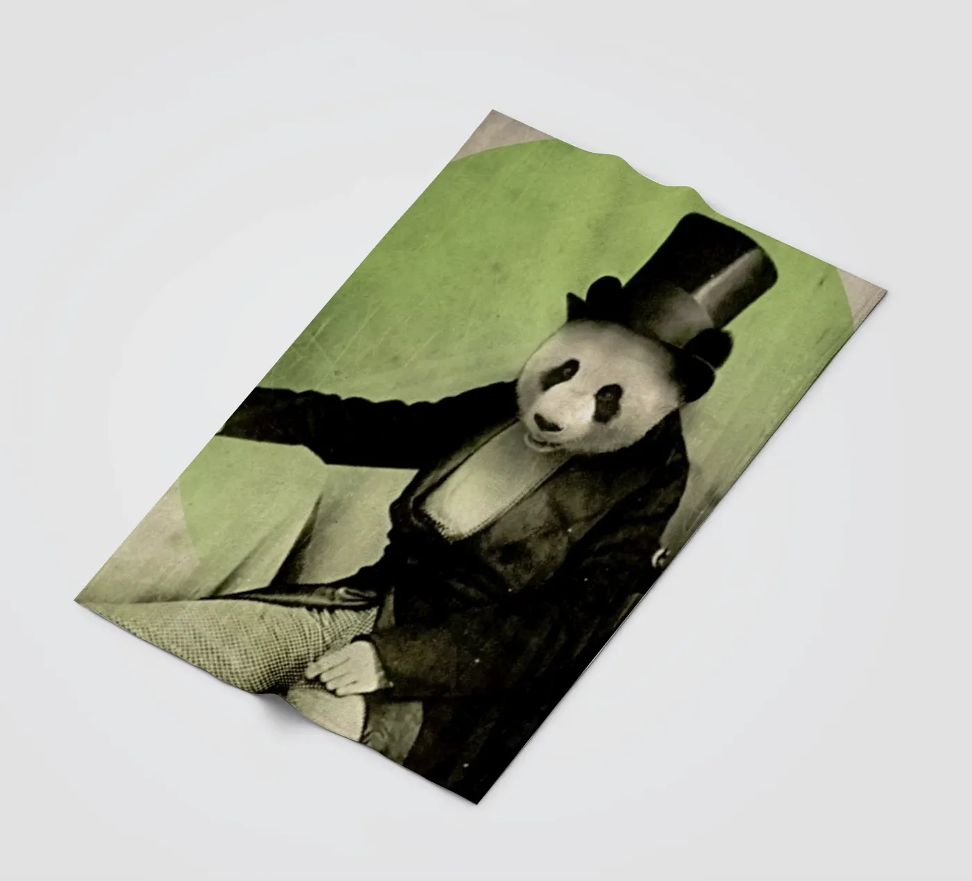 Proper Panda Fleecedecke von Chase Kunz