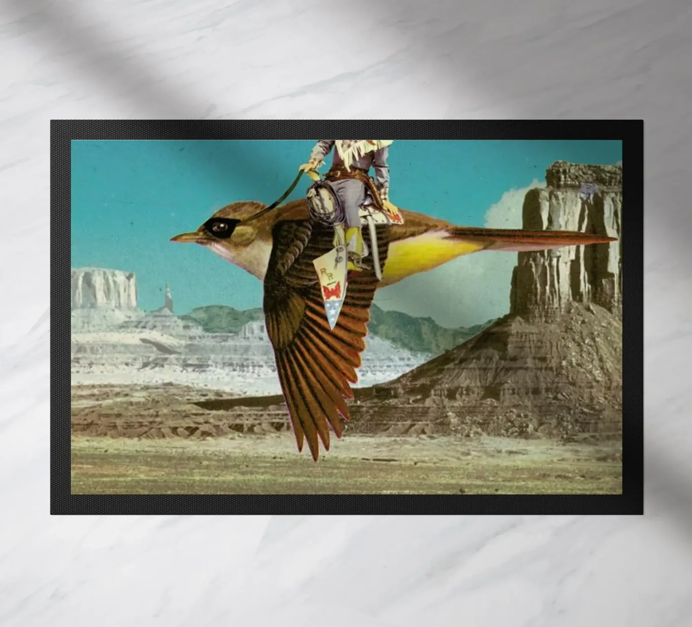 happy trails deurmat van Sammy Slabbinck