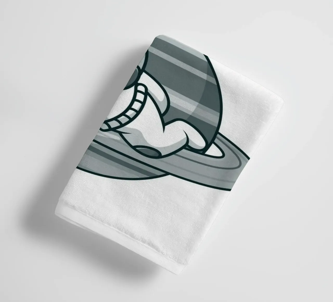 "Need Some Space" Astronaut Nap - Minimalist Print towel by homdeco