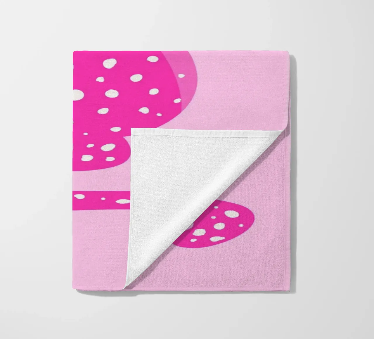 Leopardo rosa regale - Stampa pop art Corona d'oro telo mare da homdeco