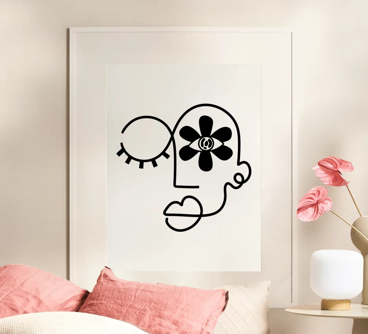 Eye Bloom 1 poster da Shatha Al Dafai