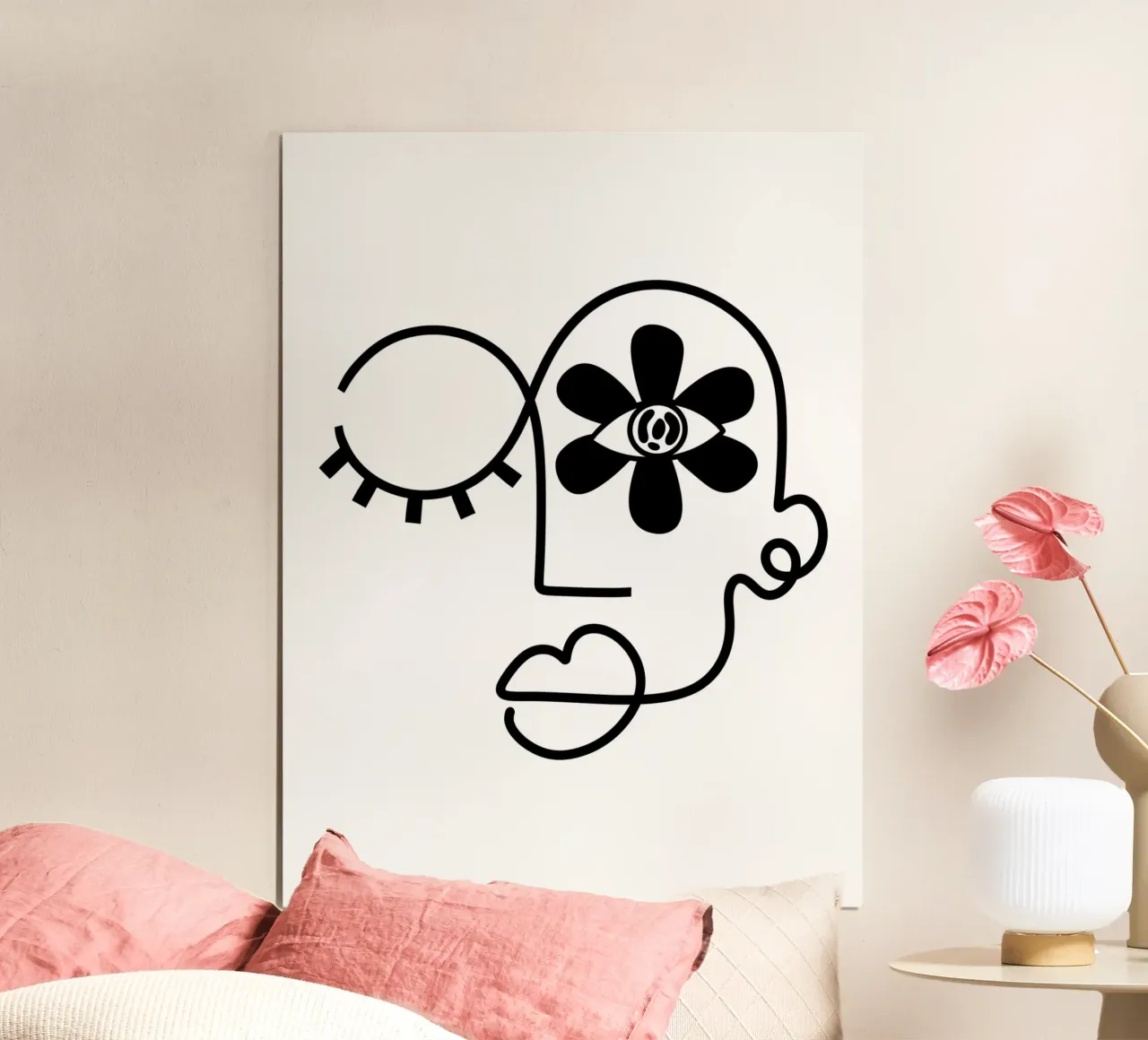 Eye Bloom 1 poster da Shatha Al Dafai