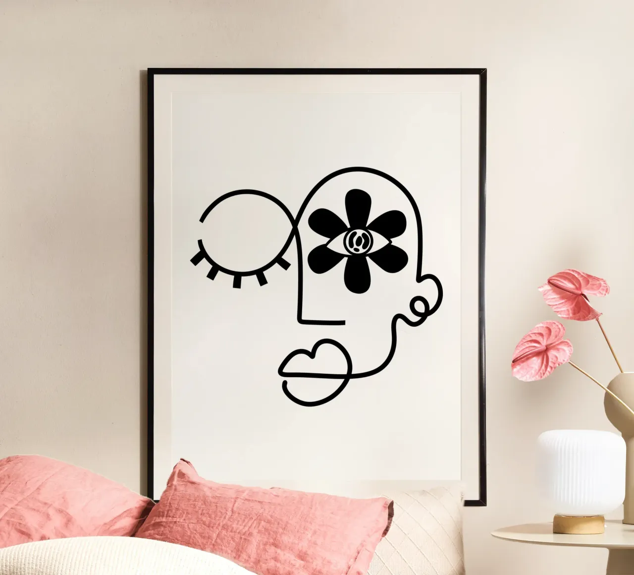 Eye Bloom 1 poster da Shatha Al Dafai