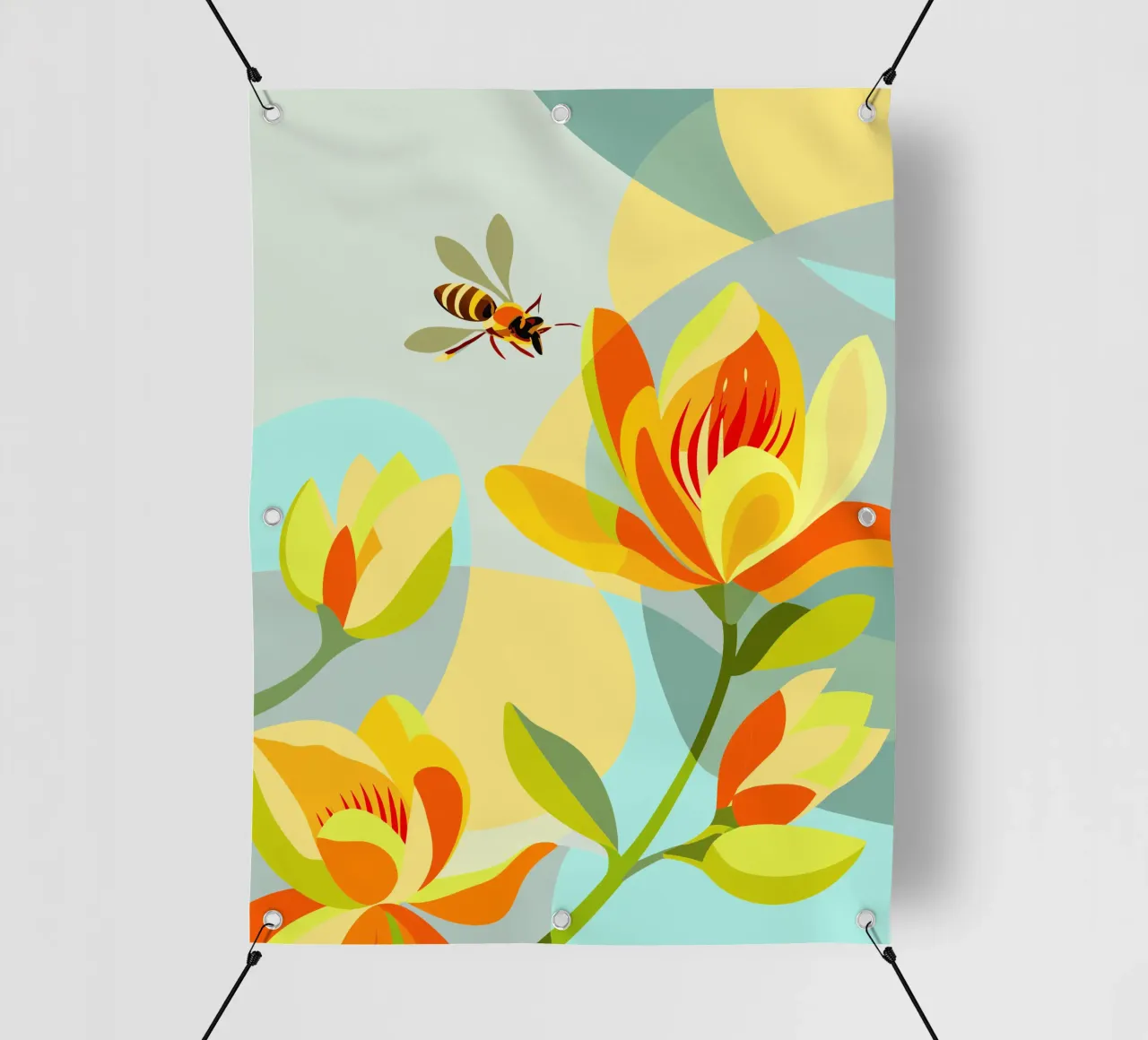 Cananga Flower pvc cover by HAPPY SHOP