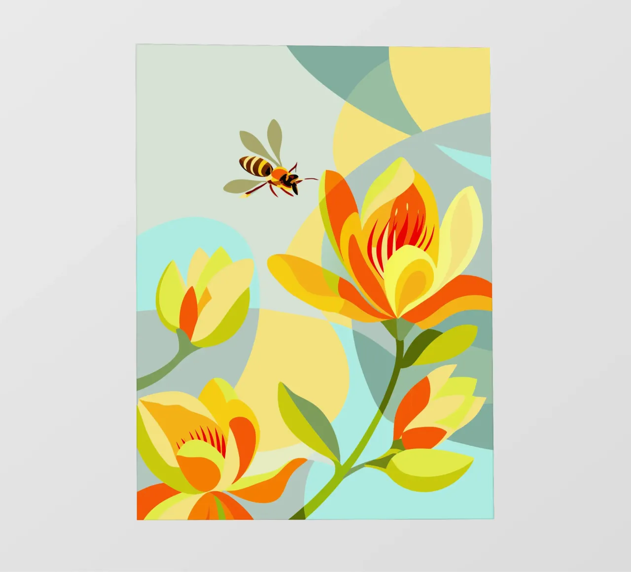 Cananga Flower pvc cover by HAPPY SHOP