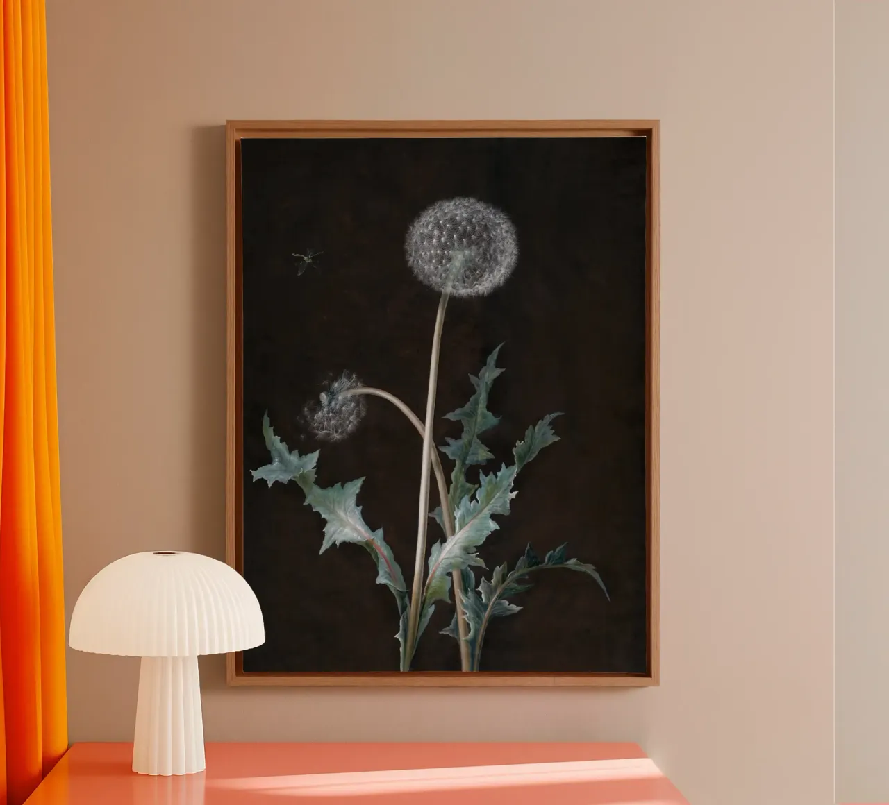 Dandelion (1755) tela con Cornice a cassetta da vintageshop