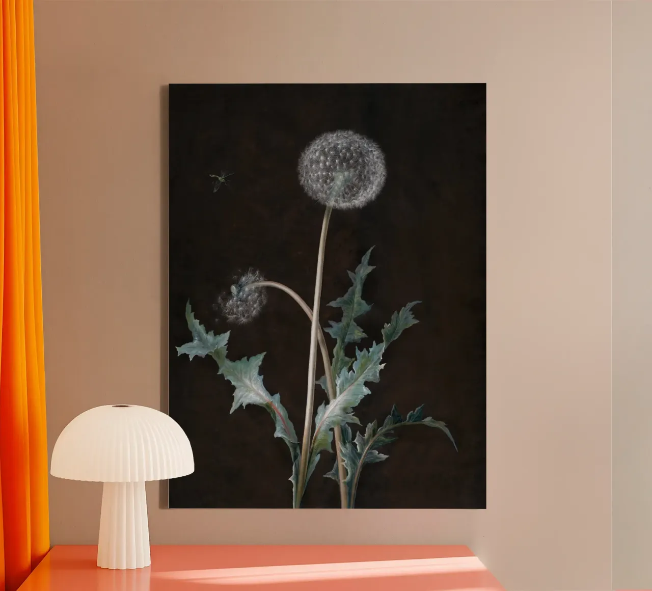 Dandelion (1755) tela con Cornice a cassetta da vintageshop