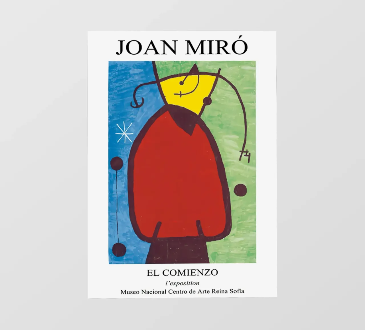Joan Miro - L'inizio pellicola backlit da grime shop