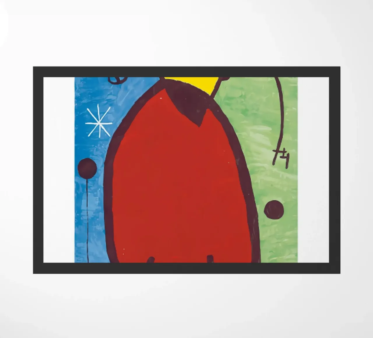 Joan Miro - L'inizio zerbino da grime shop
