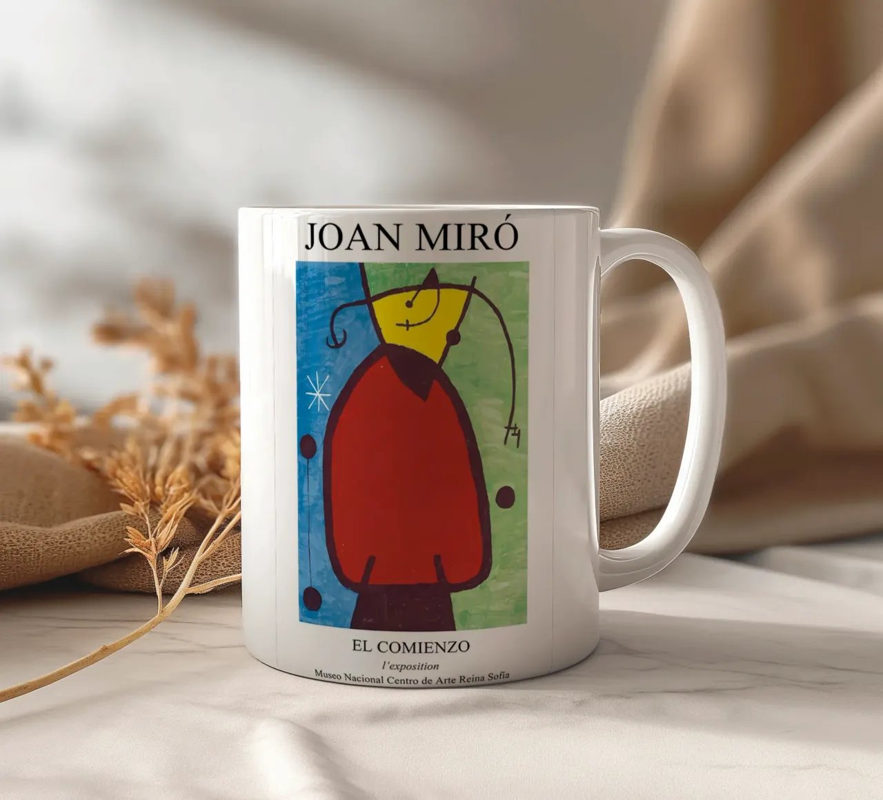 Joan Miro - L'inizio tazza in ceramica da grime shop