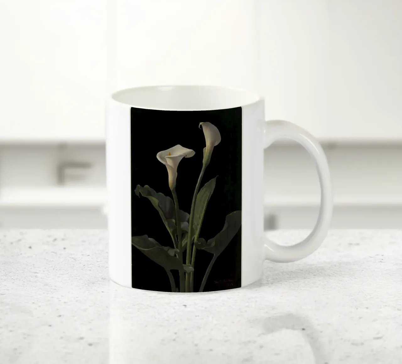 Calla lilies tazza in ceramica da vintageshop