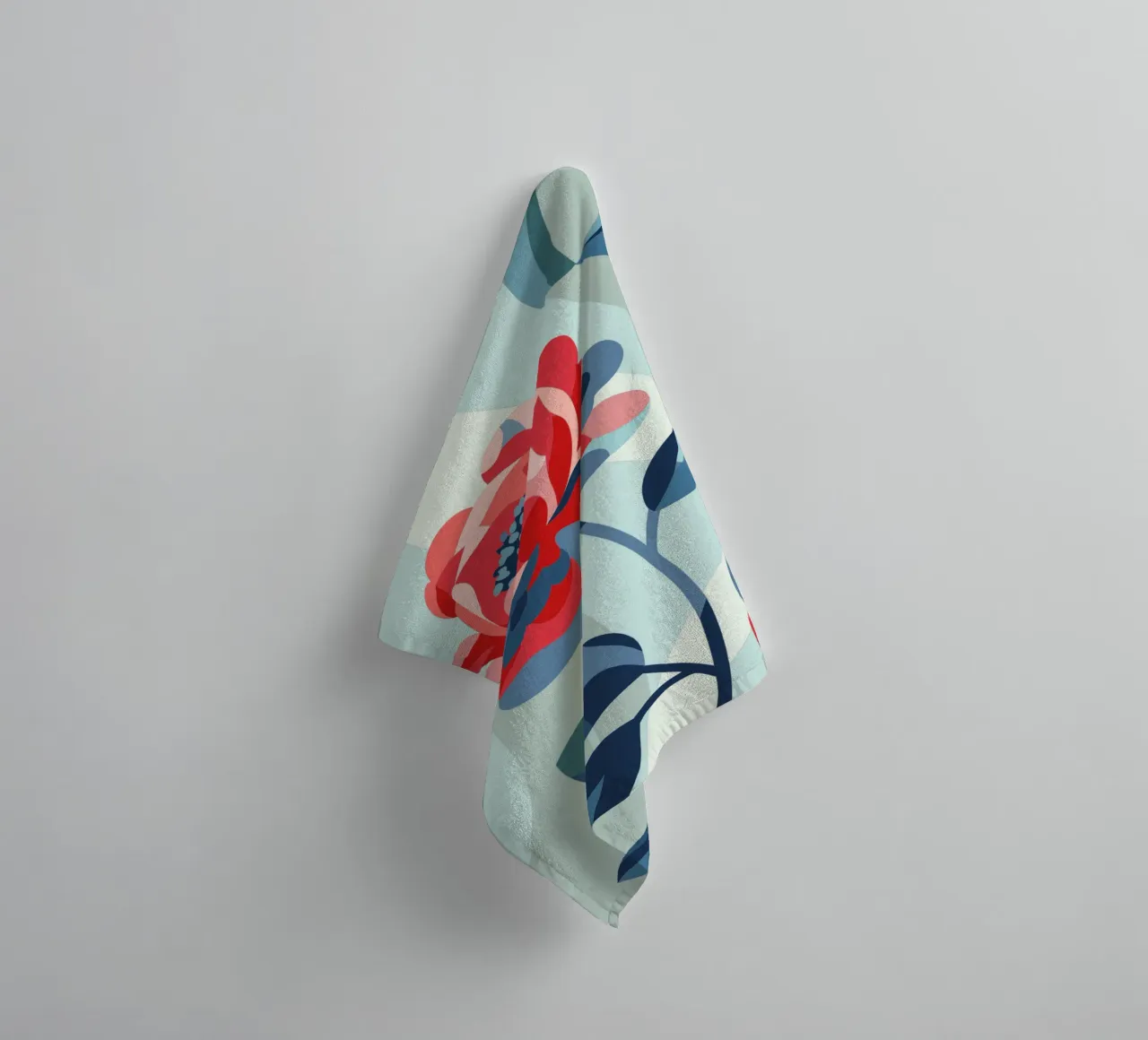 Peonies towel by HAPPY SHOP