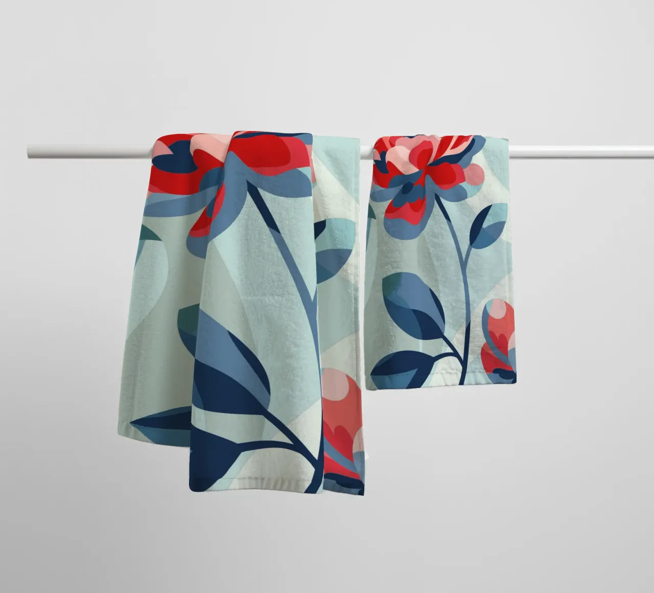 Peonies towel by HAPPY SHOP