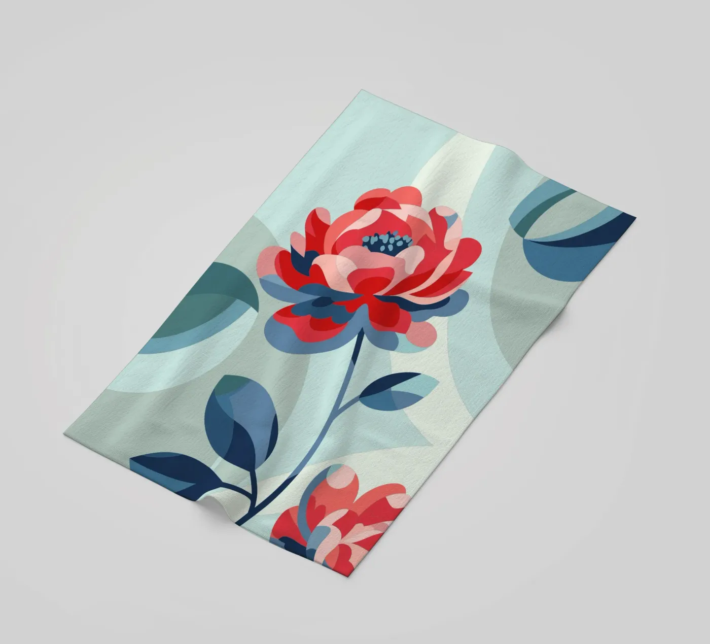 Peonies strandhanddoek van HAPPY SHOP