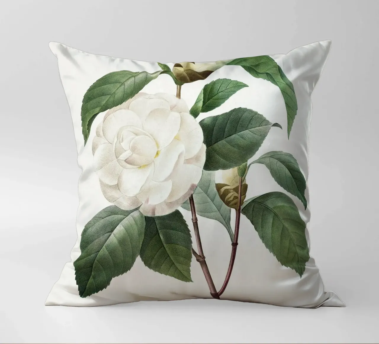 White Camellia cuscino da vintageshop
