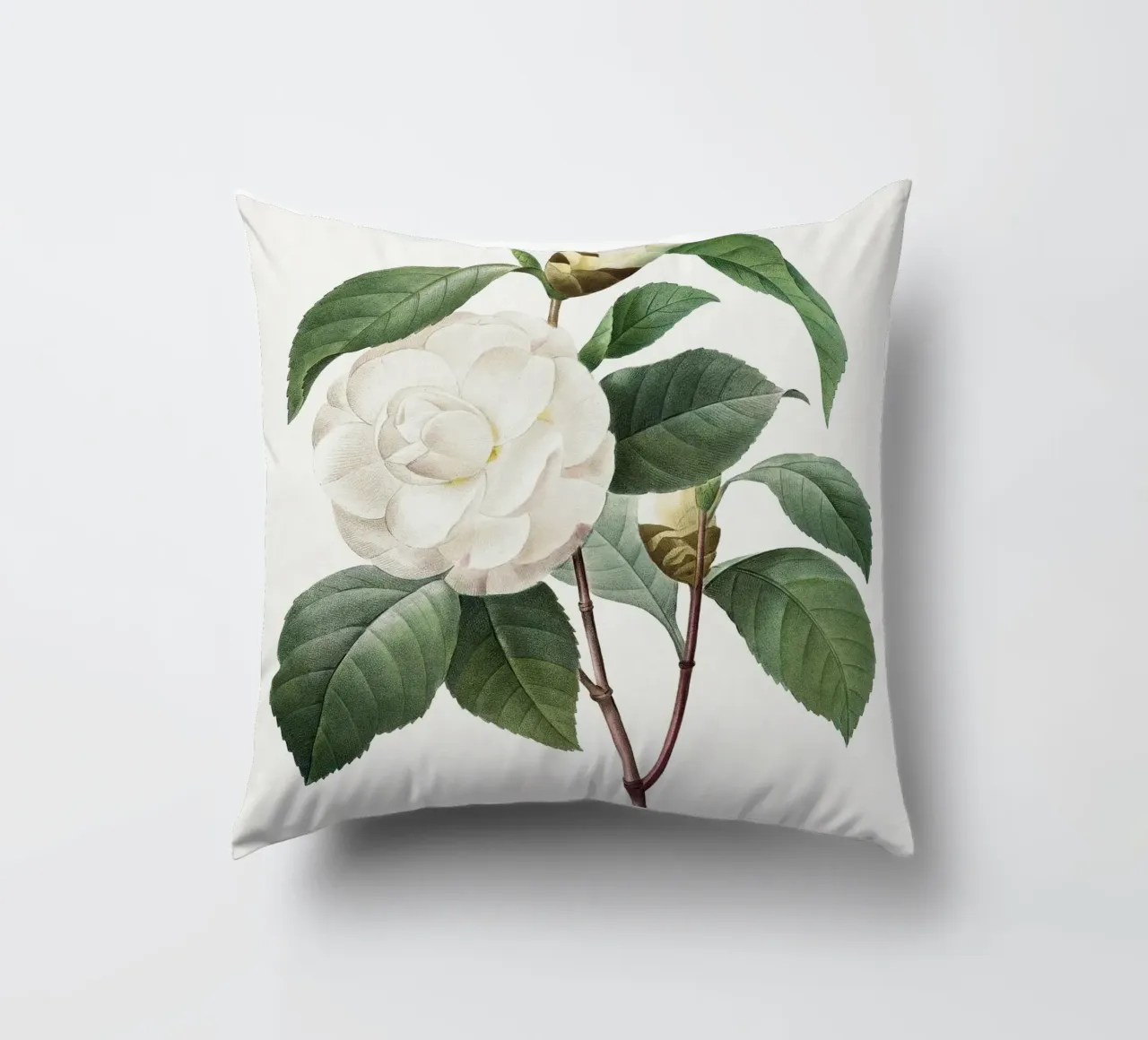 White Camellia cuscino da vintageshop