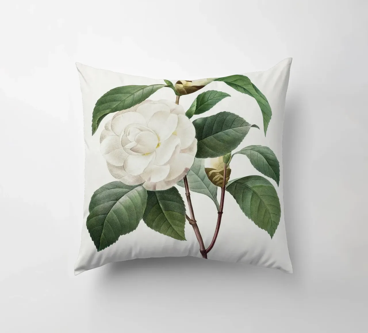 White Camellia cuscino da vintageshop