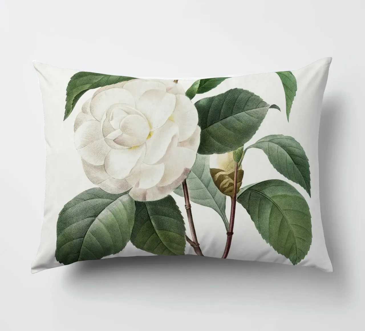 White Camellia cuscino da vintageshop