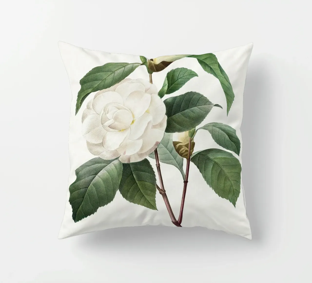 White Camellia cuscino da vintageshop