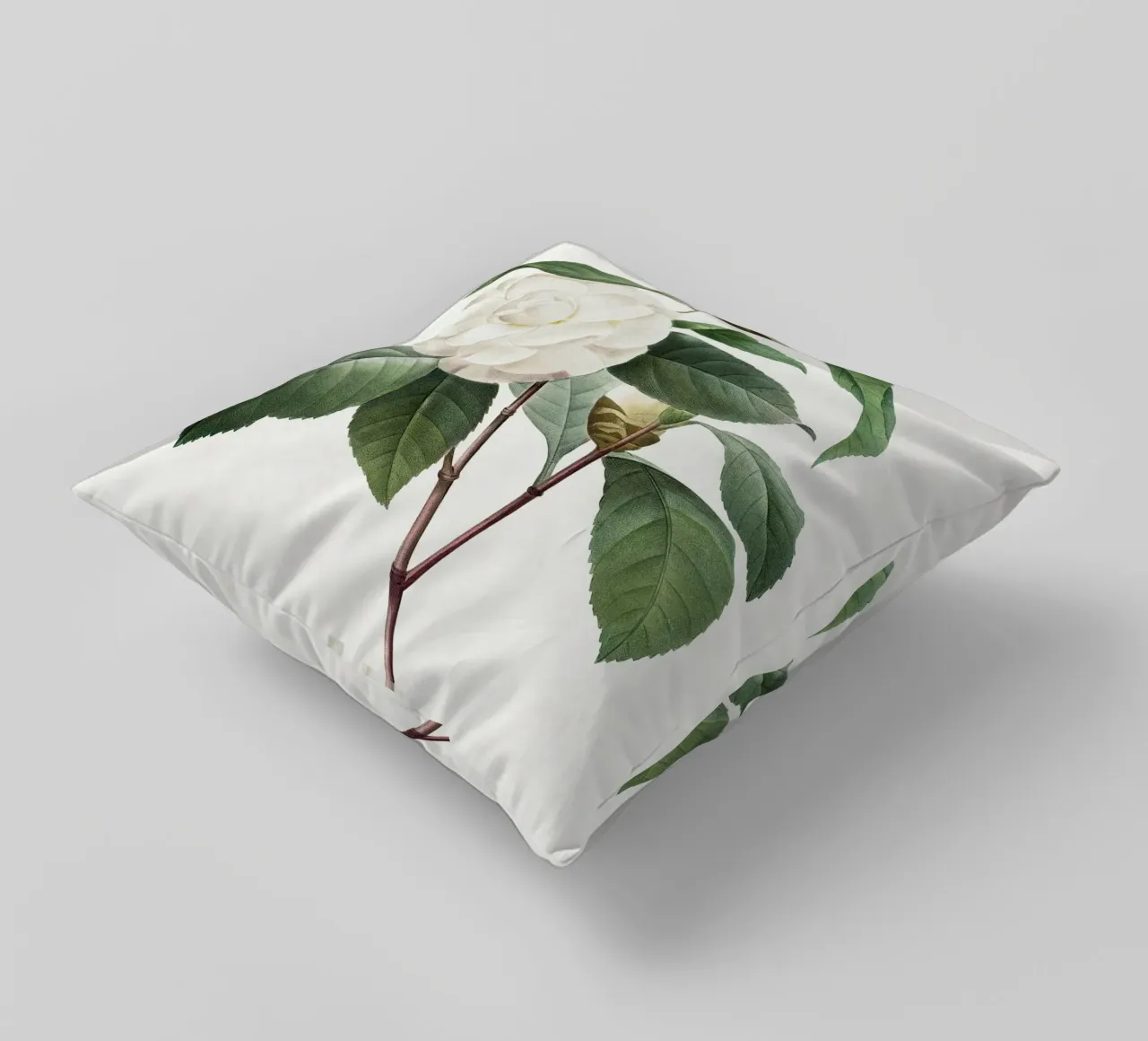 White Camellia cuscino da vintageshop
