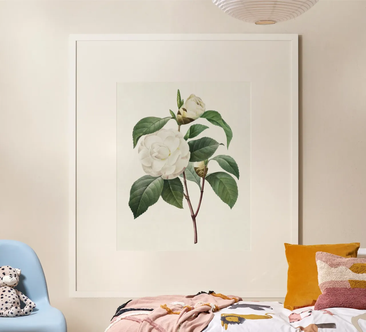 White Camellia carta hahnemühle da vintageshop