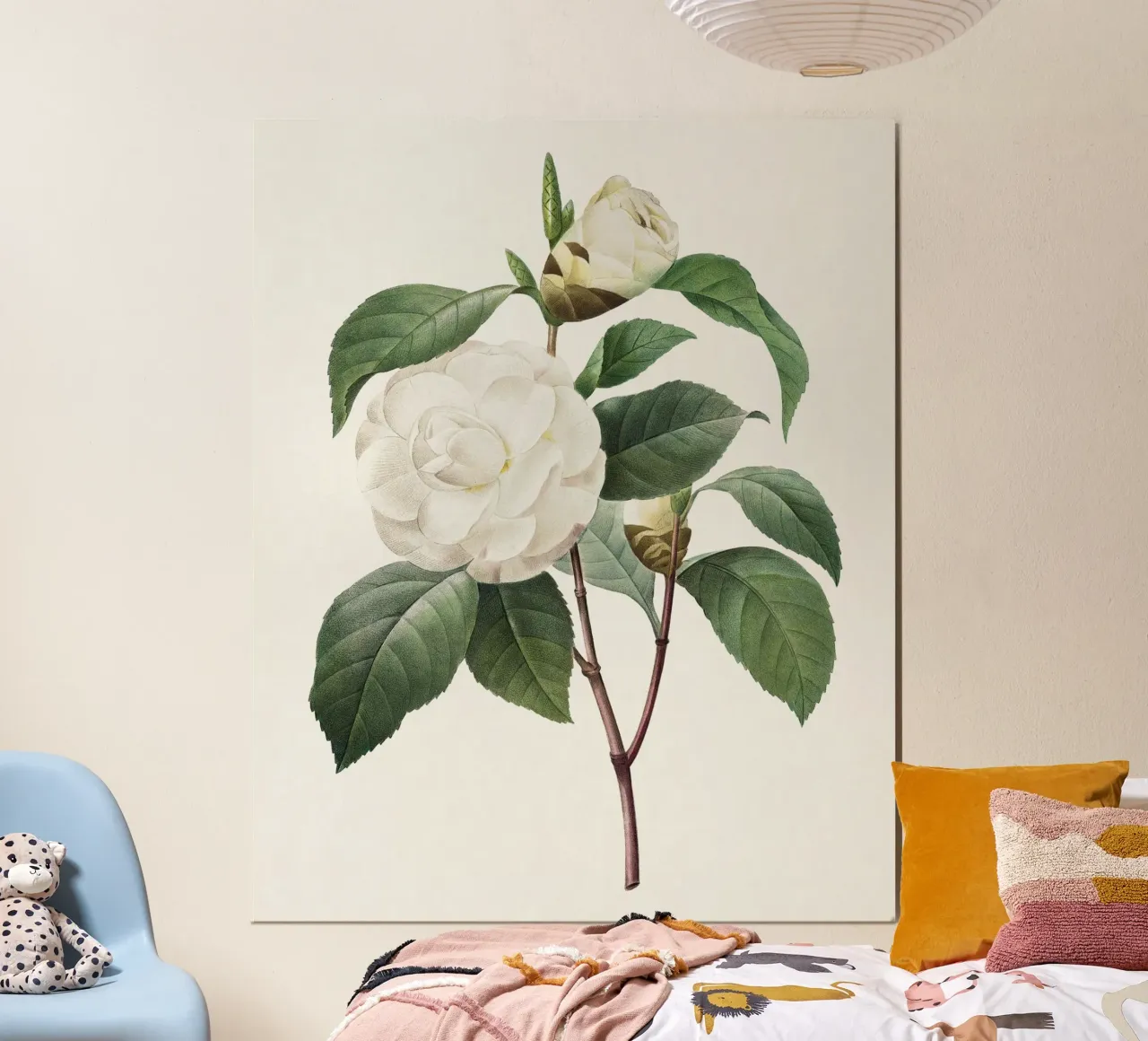 White Camellia carta hahnemühle da vintageshop