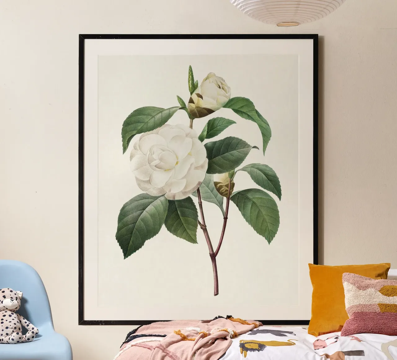White Camellia carta hahnemühle da vintageshop