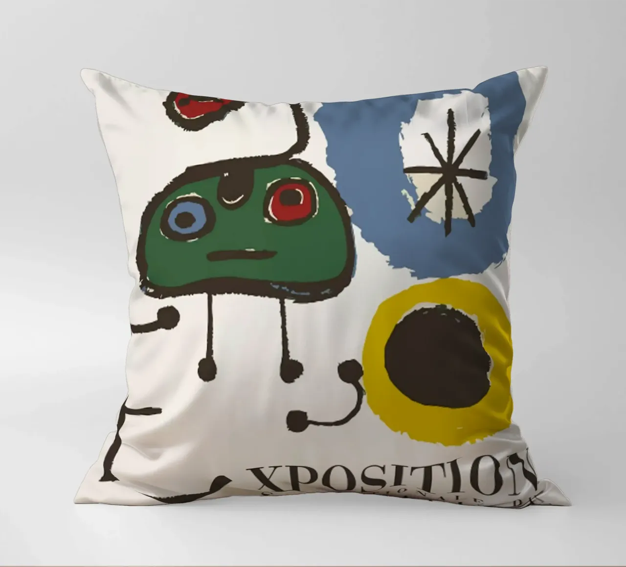 Joan Miro Xposition cuscino da grime shop