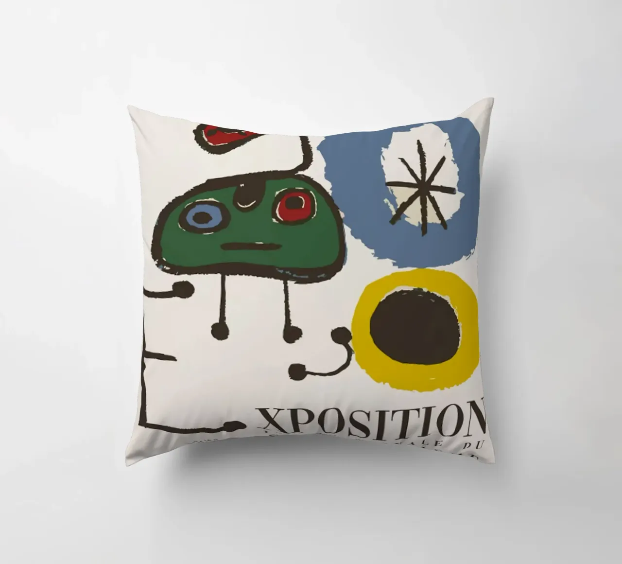 Joan Miro Xposition cuscino da grime shop