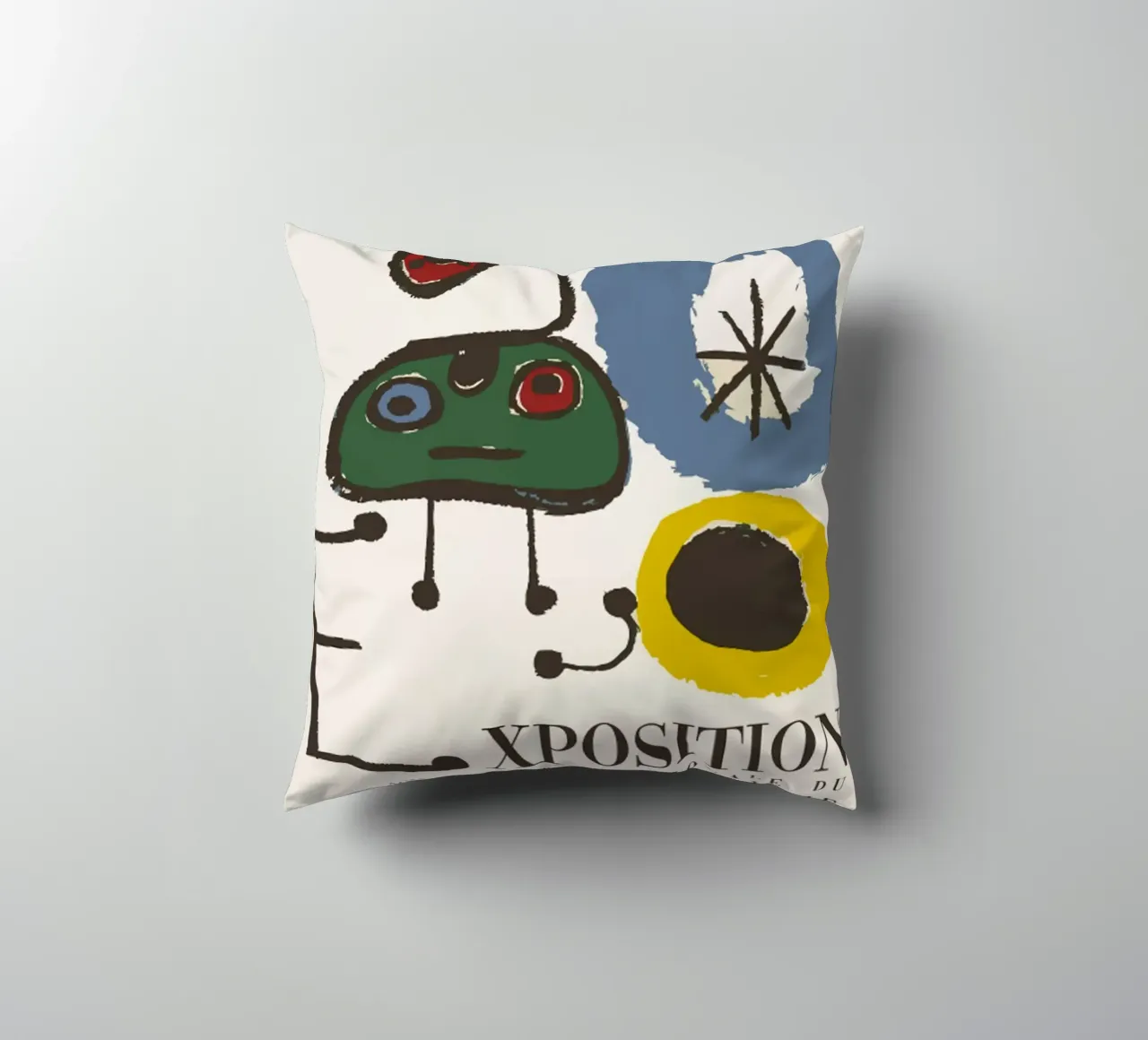 Joan Miro Xposition cuscino da grime shop