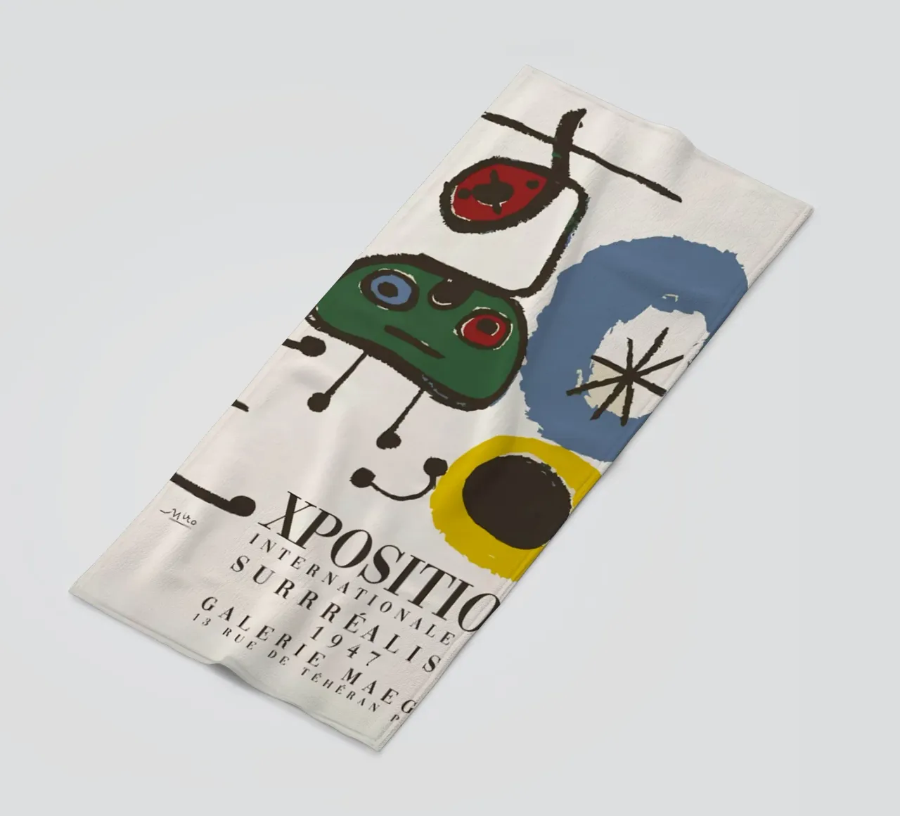 Joan Miro Xposition telo mare da grime shop